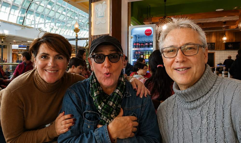 Maria, Bruce ed io