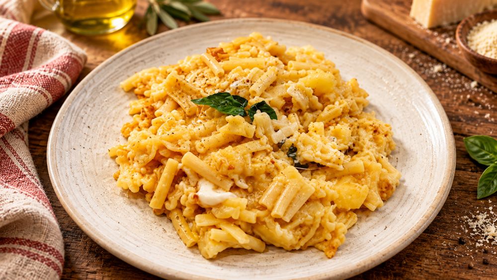 Pasta mista e patate cremosa della tradizione napoletana