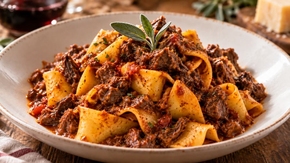 Pappardelle al cinghiale della tradizione toscana